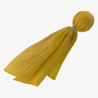 3D model Football Penalty Flag Yellow 5