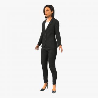 3D model Business Woman Mediterranean Rigged