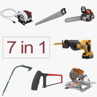 Saws Big 3D Models Collection 3D model