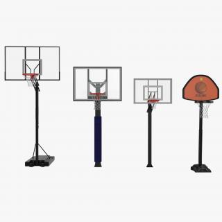 Basketball Hoops Collection 3D