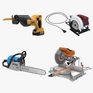 3D Electric Saws 3D Models Collection 2