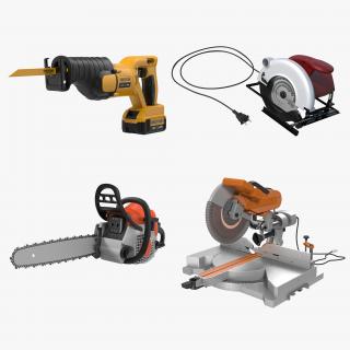 Electric Saws 3D Models Collection 3D model