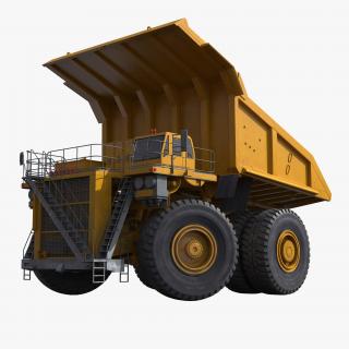 3D Big Trucks Rigged Collection model