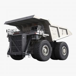 3D model Heavy Duty Dump Truck Generic White