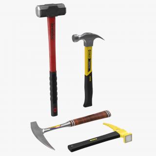 3D Hammers 3D Models Collection model