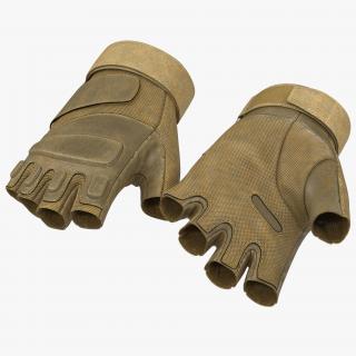 3D model US Soldier Gloves Short Finger