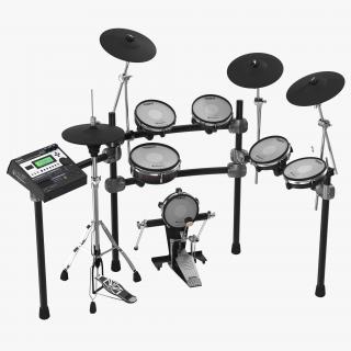 3D Electronic Drum Kit Roland 2 model