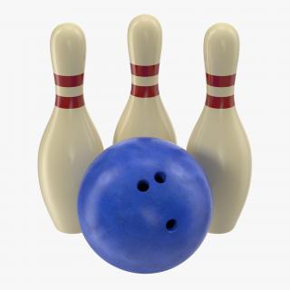 3D Bowling 3D Models Collection model