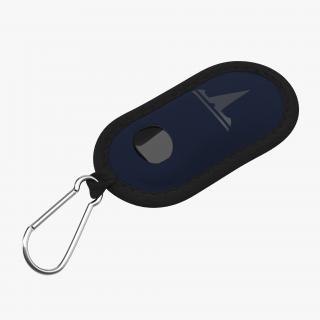 3D Tesla Key Fob Inside Blue Cover