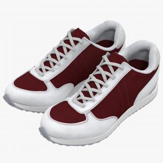 Sneakers 3 Red 3D model