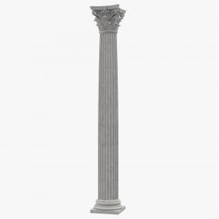 3D Corinthian Order Column model