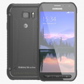 Samsung Galaxy S6 Active Gray 3D model