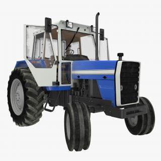 3D model Vintage Tractor Generic Rigged