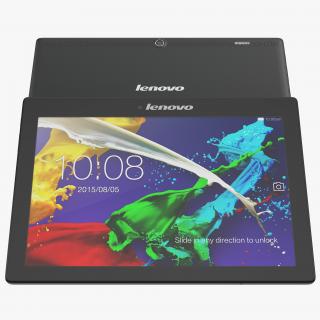 Tablet Lenovo Tab 2 A10 Black 3D model