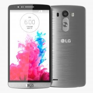 3D model LG G3 Dark Gray