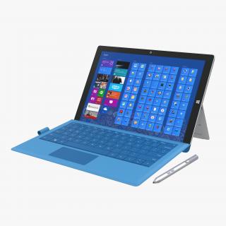 3D model Microsoft Surface Pro 3 Rigged