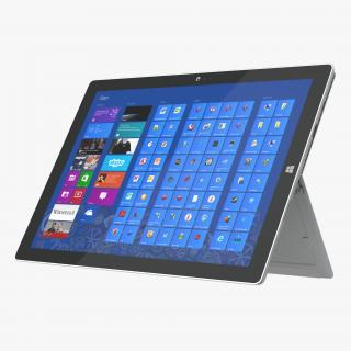 3D model Microsoft Surface Pro 3 Tablet