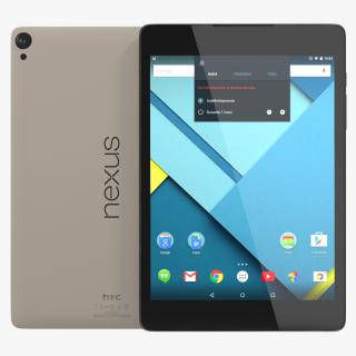 3D model Google Nexus 9 Beige