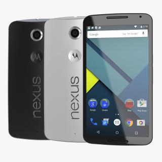 3D Google Nexus 6 Set model