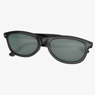 Sunglasses 2 Folded 3D model