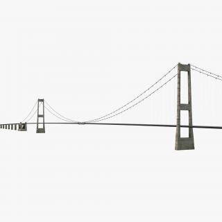 3D Great Belt Fixed Link Bridge model