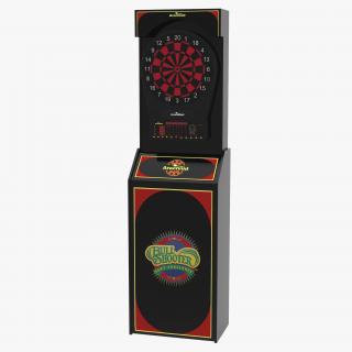 3D Electronic Dartboard Machine model