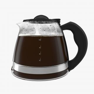 Coffee Carafe with Cofee 3D model