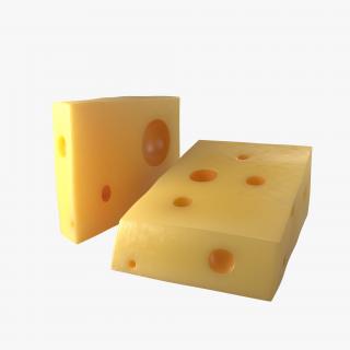 Cheese Wedge 3 3D model