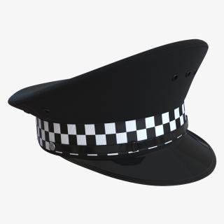 3D model Uk Police Cap 3