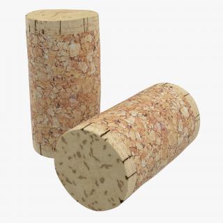 3D Wine Cork 3