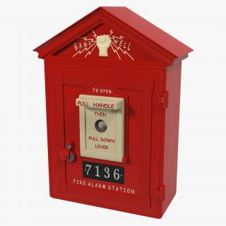 Fire Alarm Box 3D model