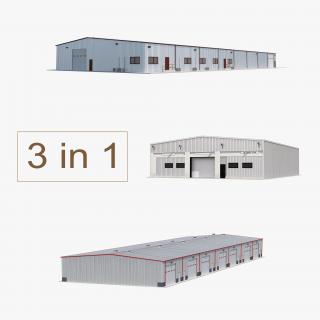 3D model Warehouse Buildings 3D Models Collection