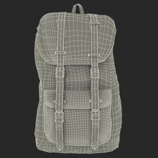 Backpack 8 Green Generic 3D model