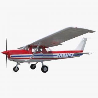 Cessna 150 Rigged 2 3D model