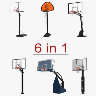 Basketball Hoops 3D Models Collection 2 3D model