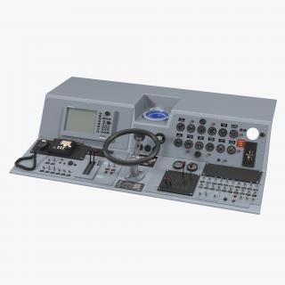 Military Boat Control Panel 2 3D model