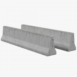 3D Concrete Barrier