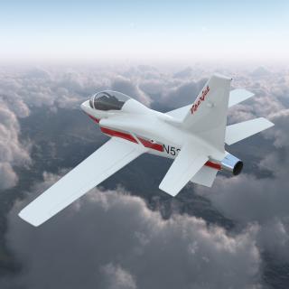 Sport Aircraft ViperJet 2 Rigged 3D