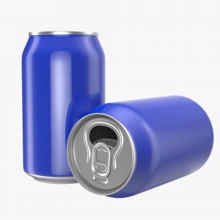 3D Open Beer Can model