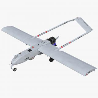 3D AAI RQ 7 Shadow UAV Rigged