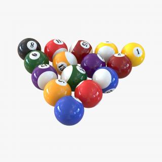 Billiard Balls 3D model