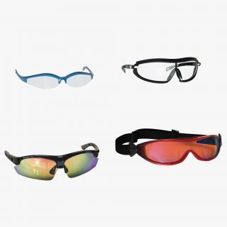 3D Sport Glasses Collection 2