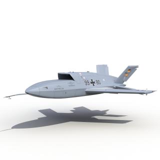 3D model EADS Barracuda UAV Rigged