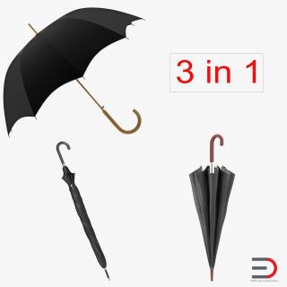 3D model Umbrellas Collection