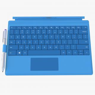 3D Microsoft Surface 3 Keyboard model