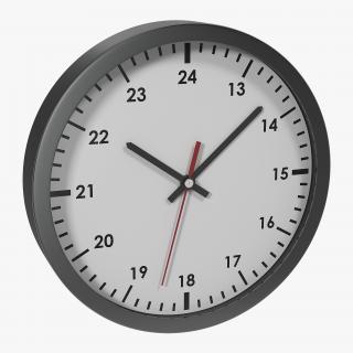 3D Office Clock White model