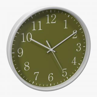 3D model Office Clock 2 Green