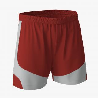 Soccer Shorts Red 3D