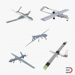 UAV Collection 3D model