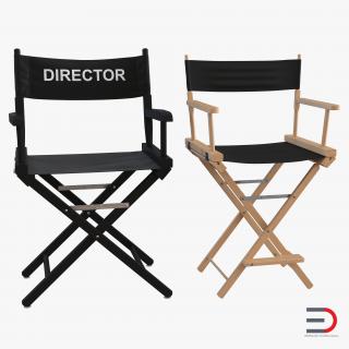 3D Director Chairs Collection